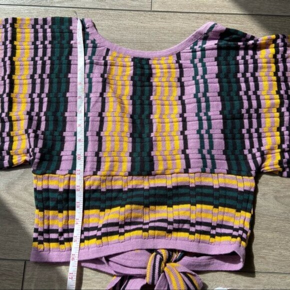 NWT BCBGeneration Crochet Wrap Knit Top - Picture 14 of 14